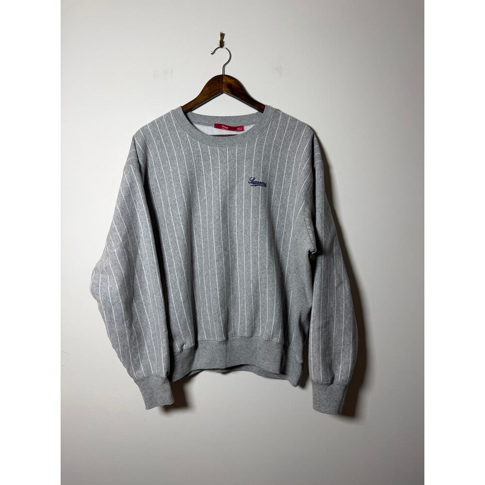 Supreme Pinstripe Crewneck